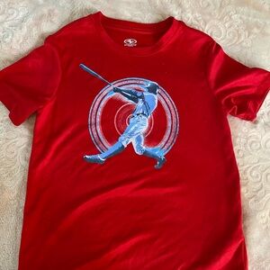 Athletic Works Red Baseball Sports Tee